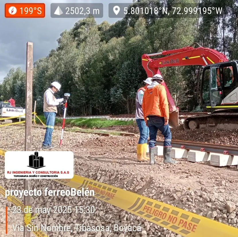 Apoyo Topográfico Vía Férrea